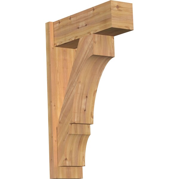 Ekena Millwork Balboa Block Smooth Outlooker, Western Red Cedar, 7 1/2"W x 22"D x 34"H OUT08X22X34BOA05SWR - main